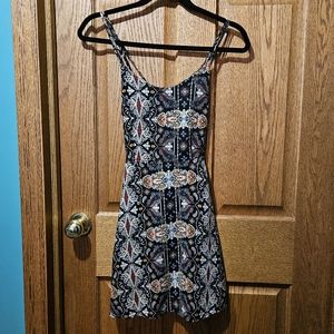 Bluenotes paisley sundress with pockets